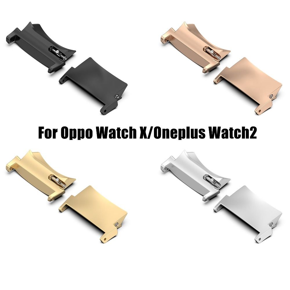 Smartwatch Oppo Watch - New 2Pcs Metal Strap Adapter Watchband