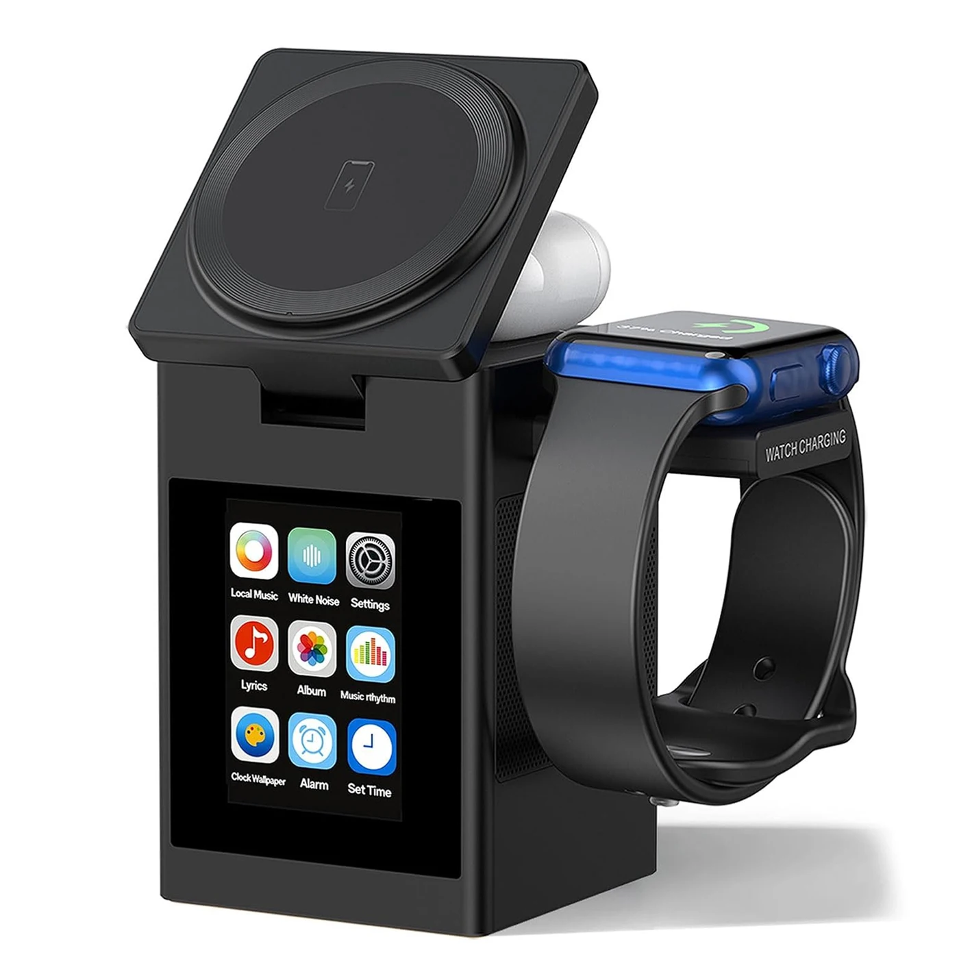 Smartwatch Watches Compatible With Iphone - LED Screen Magnetic Wireless Charger Stand