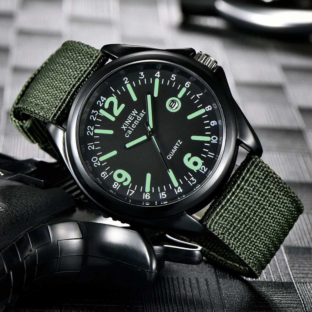 Military Mens Quartz Watch Bla - đánh giá và giá Smartwatch Military Watches For Men