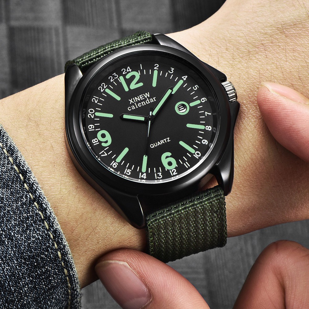 Military Mens Quartz Watch Bla - đánh giá và giá Smartwatch Military Watches For Men
