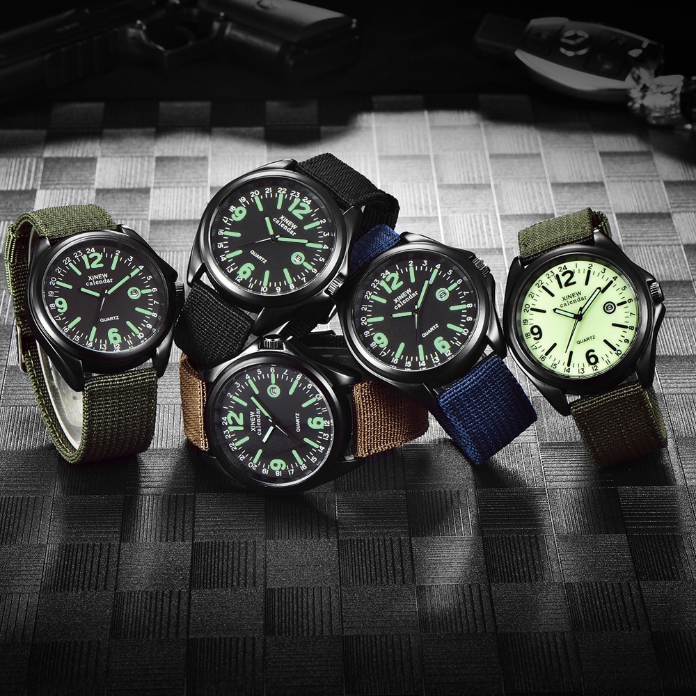 Military Mens Quartz Watch Bla - đánh giá và giá Smartwatch Military Watches For Men