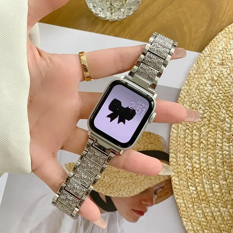 NEW Diamond Bling Strap For Ap - đánh giá và giá Smartwatch Apple Watches For Women