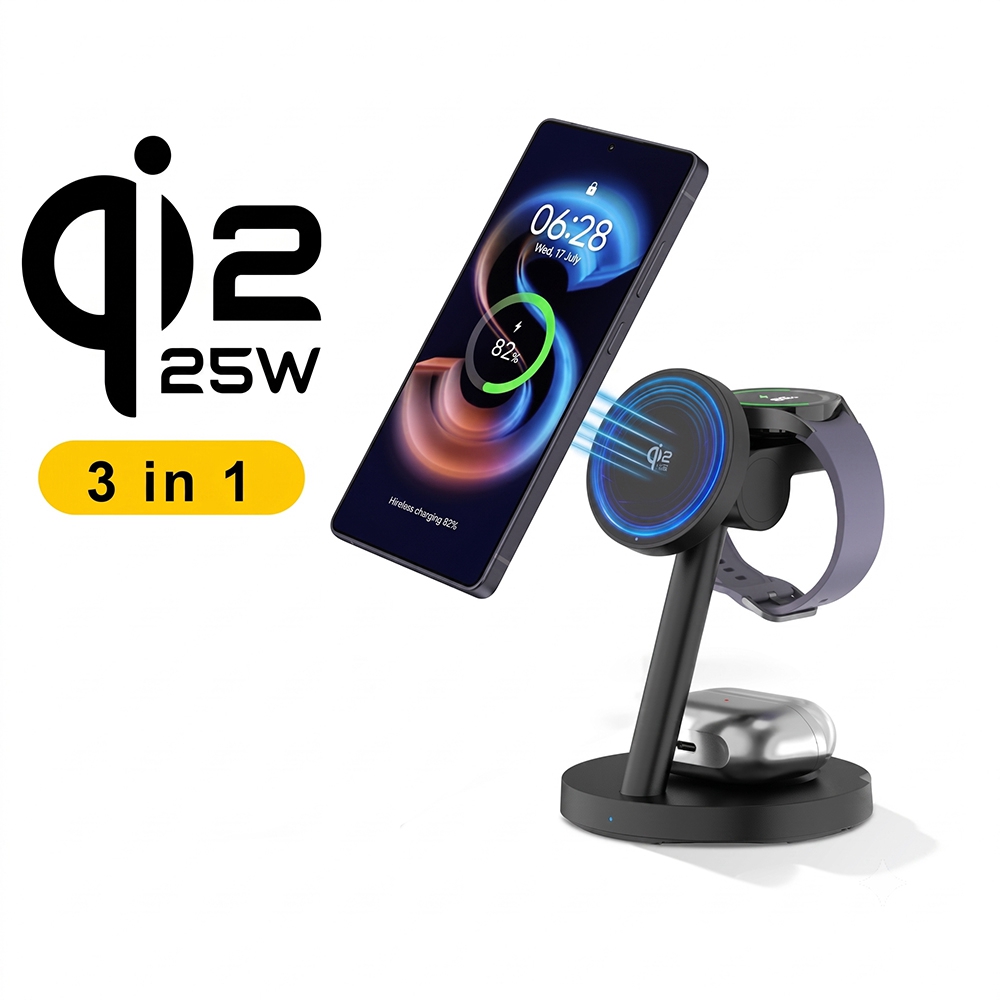 3in1 Qi2.2 25W Fast Wireless C - đánh giá và giá Smartwatch Watches Compatible With Iphone