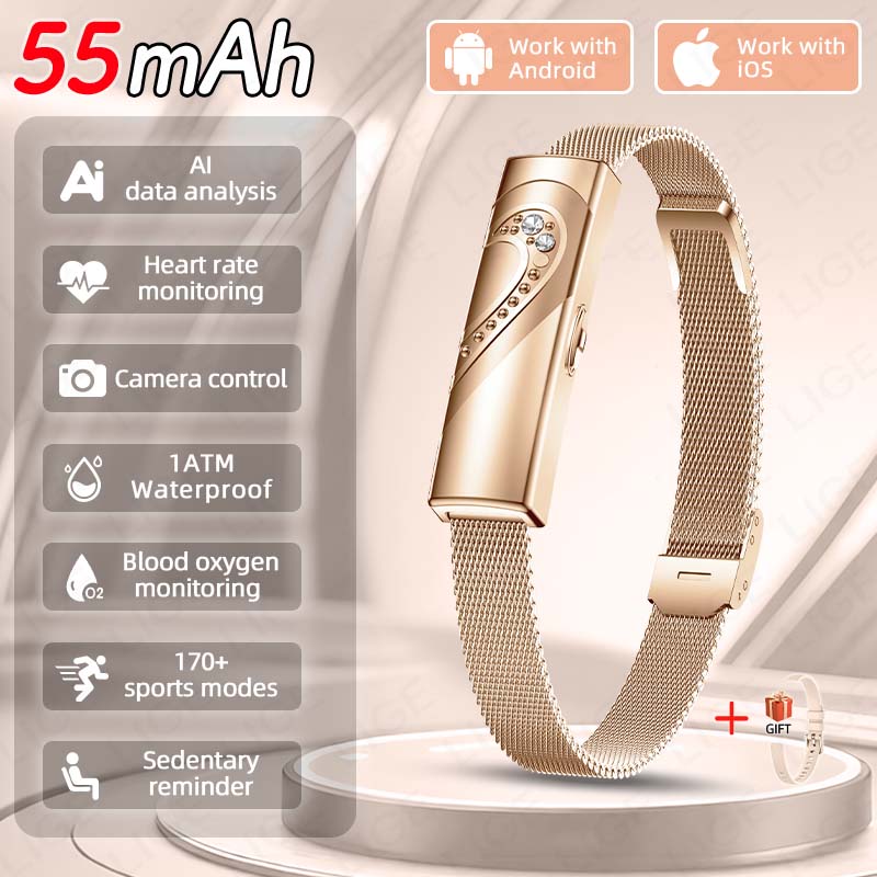 LIGE Smart Bracelet Real-time  - đánh giá và giá Couple Watches Smartwatch