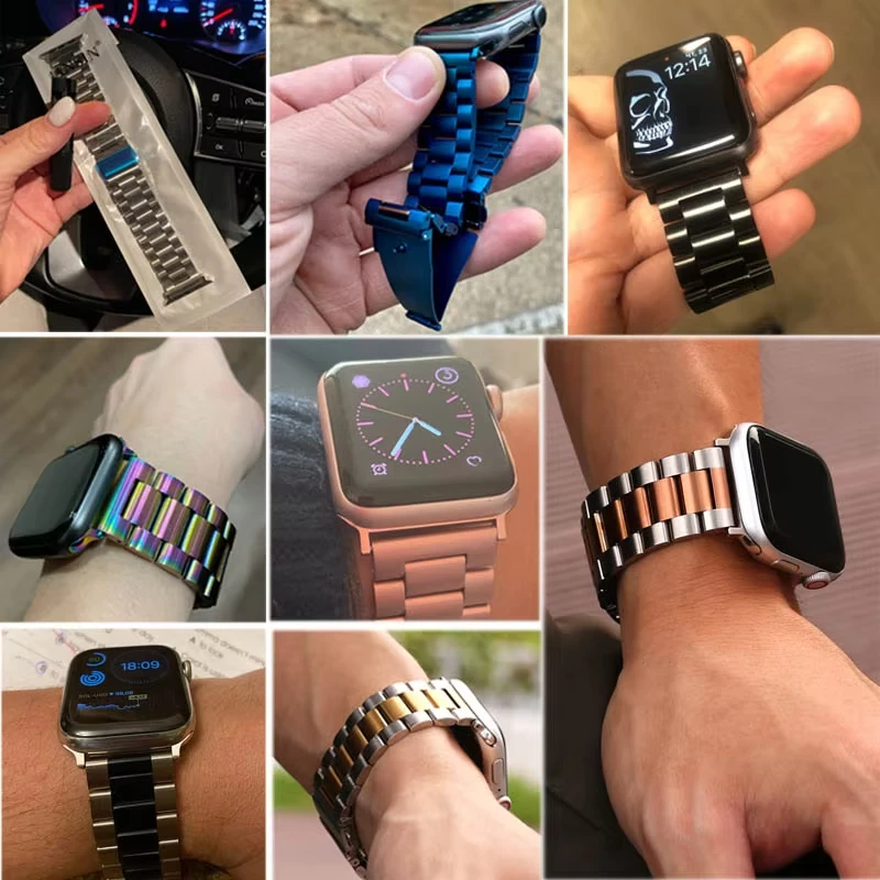 Classic Stainless Steel Strap  - đánh giá và giá Smartwatch Apple Watches For Women