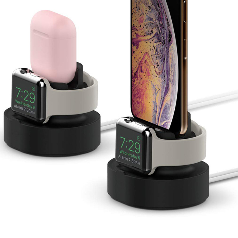 2 in 1 Silicone Charging Stand - đánh giá và giá Smartwatch Watches Compatible With Iphone