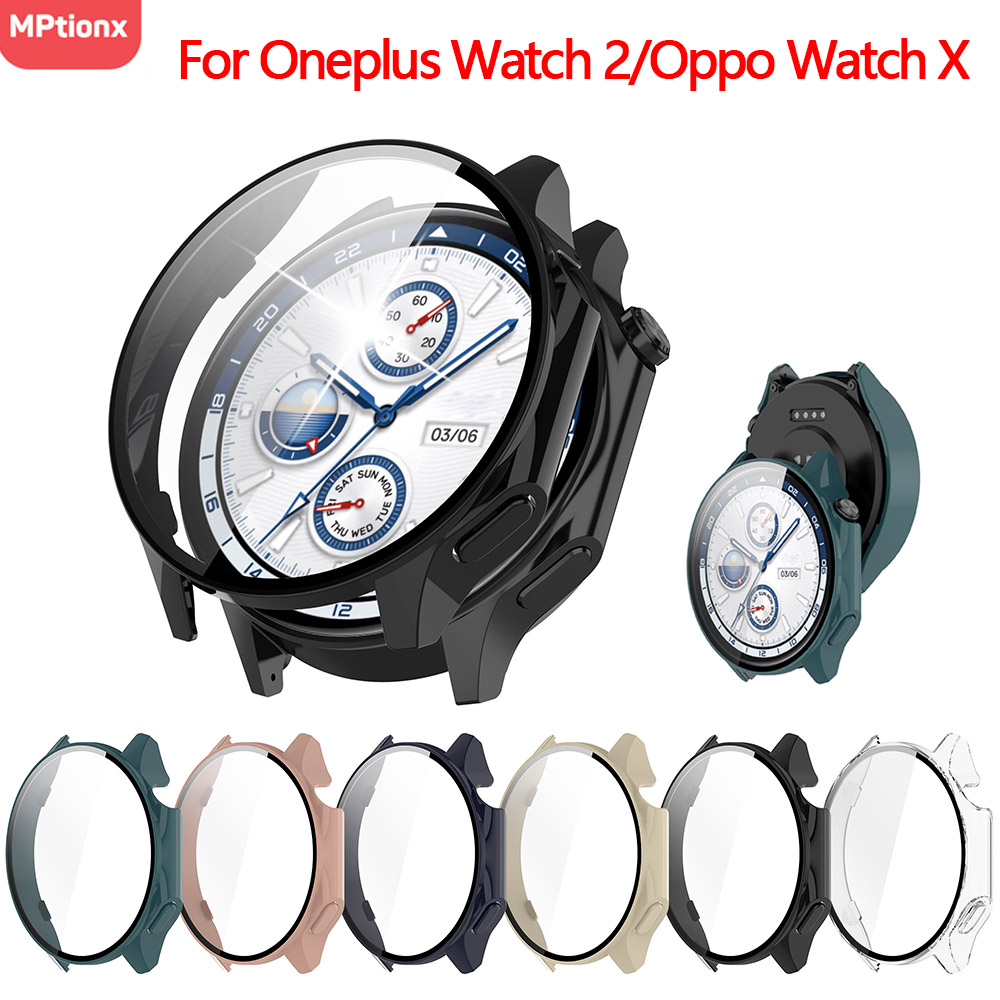 PC Case+Glass for Oneplus Watc - đánh giá và giá Smartwatch Oppo Watch