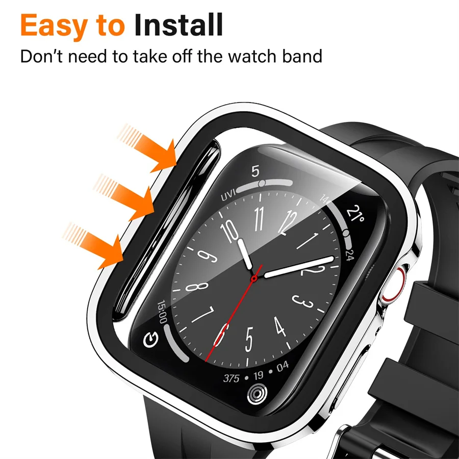 Glass+cover For Apple Watch ca - đánh giá và giá Smartwatch Apple Watches For Women