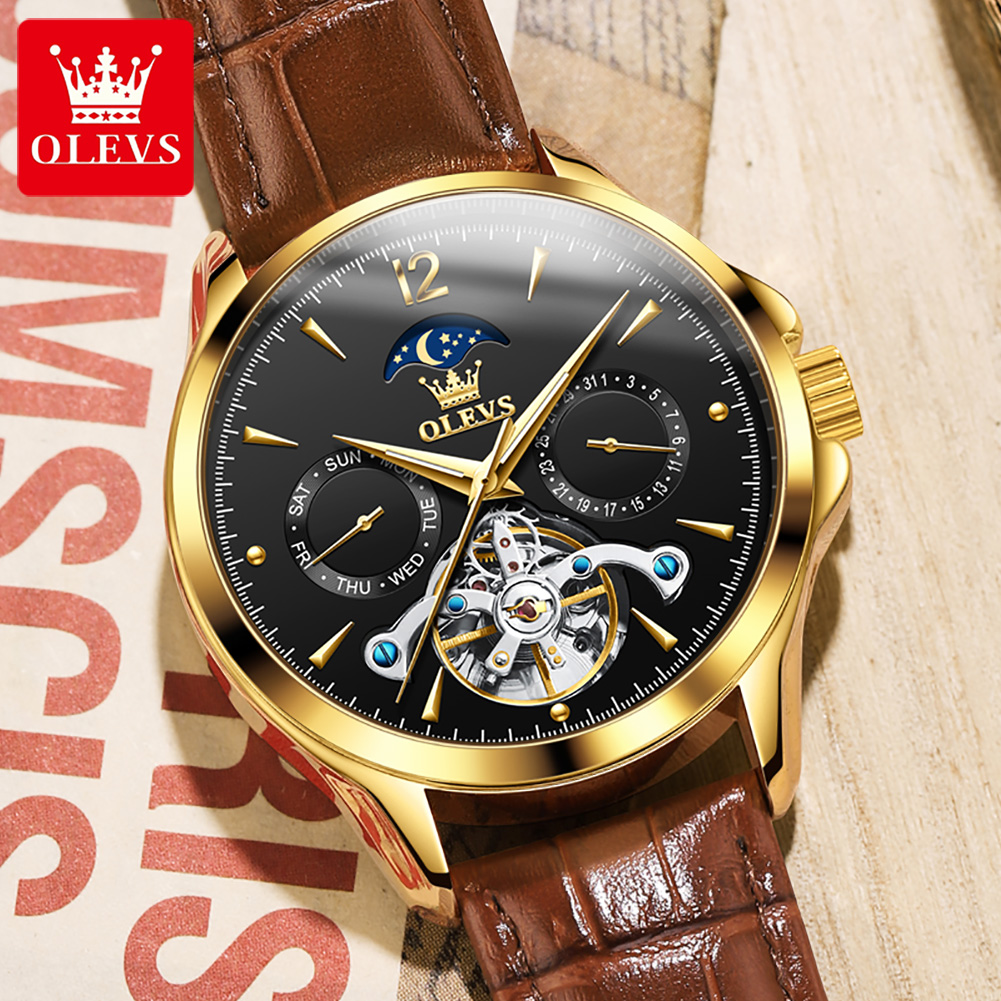 OLEVS 6663 Mens Watch Original - đánh giá và giá Seiko Watch Presage