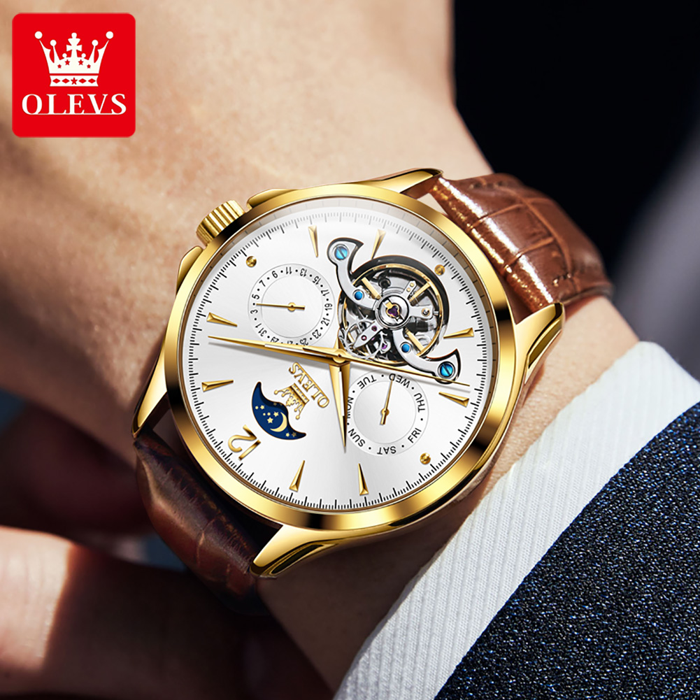 OLEVS 6663 Mens Watch Original - đánh giá và giá Seiko Watch Presage