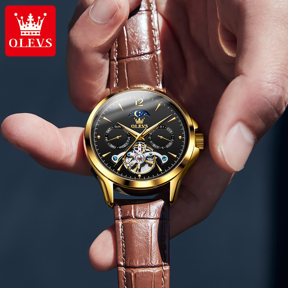 OLEVS 6663 Mens Watch Original - đánh giá và giá Seiko Watch Presage