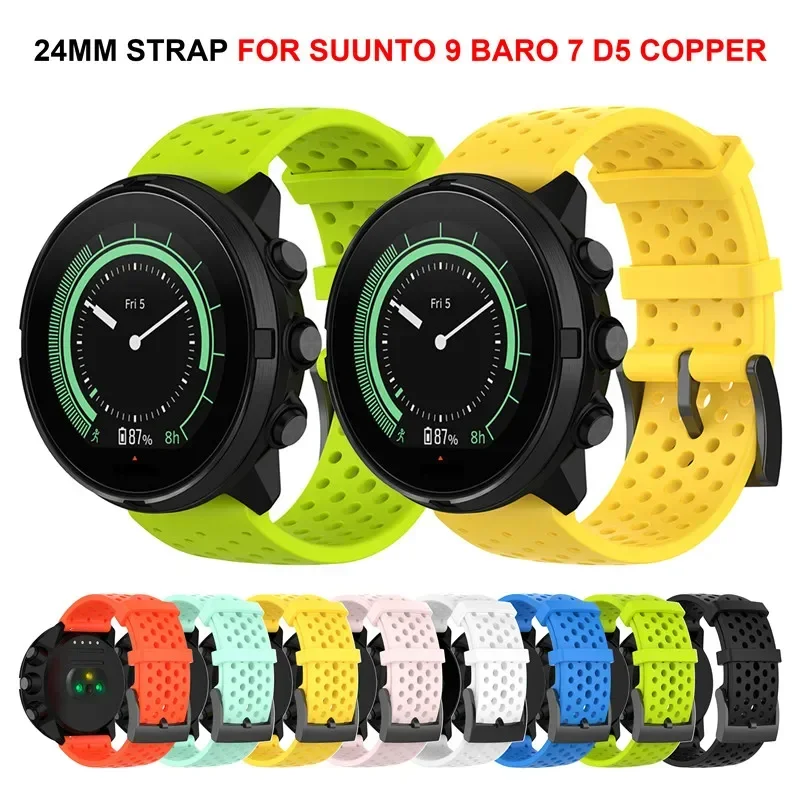 24mm Silicone Band For SUUNTO  - đánh giá và giá Hybrid Smartwatch