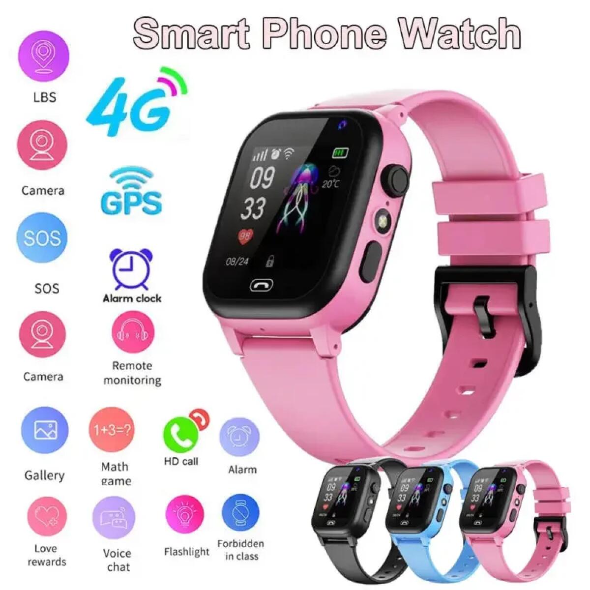 Kids Smart Watch 4G Multifunct - đánh giá và giá Smartwatch Watches For Children