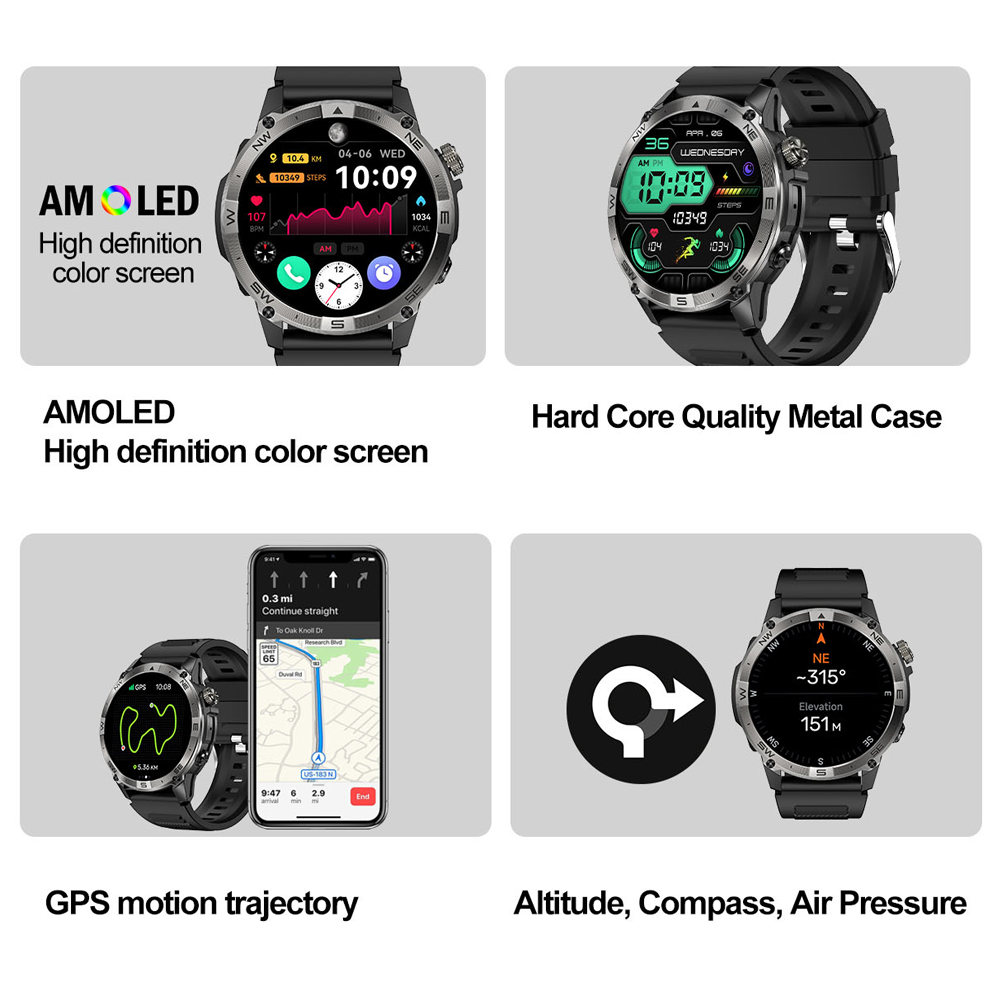 NORTH EDGE GPS Sports Smart Wa - đánh giá và giá Hybrid Smartwatch