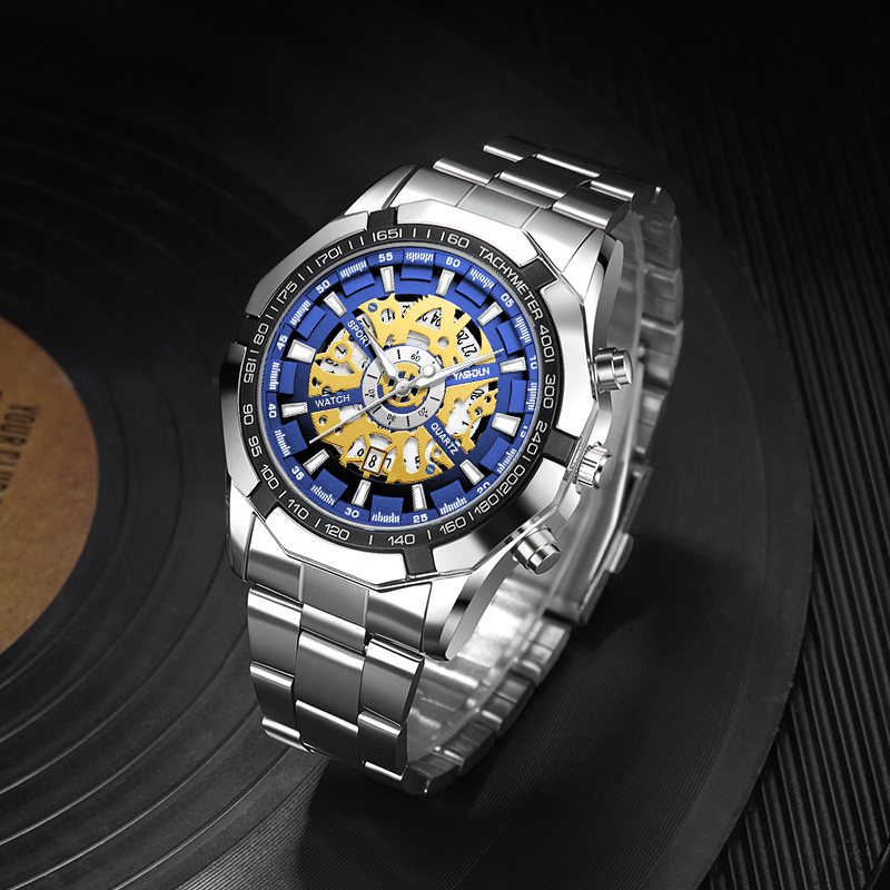 Luxury Fashion Skeleton Watch  - đánh giá và giá Smartwatch Military Watches For Men