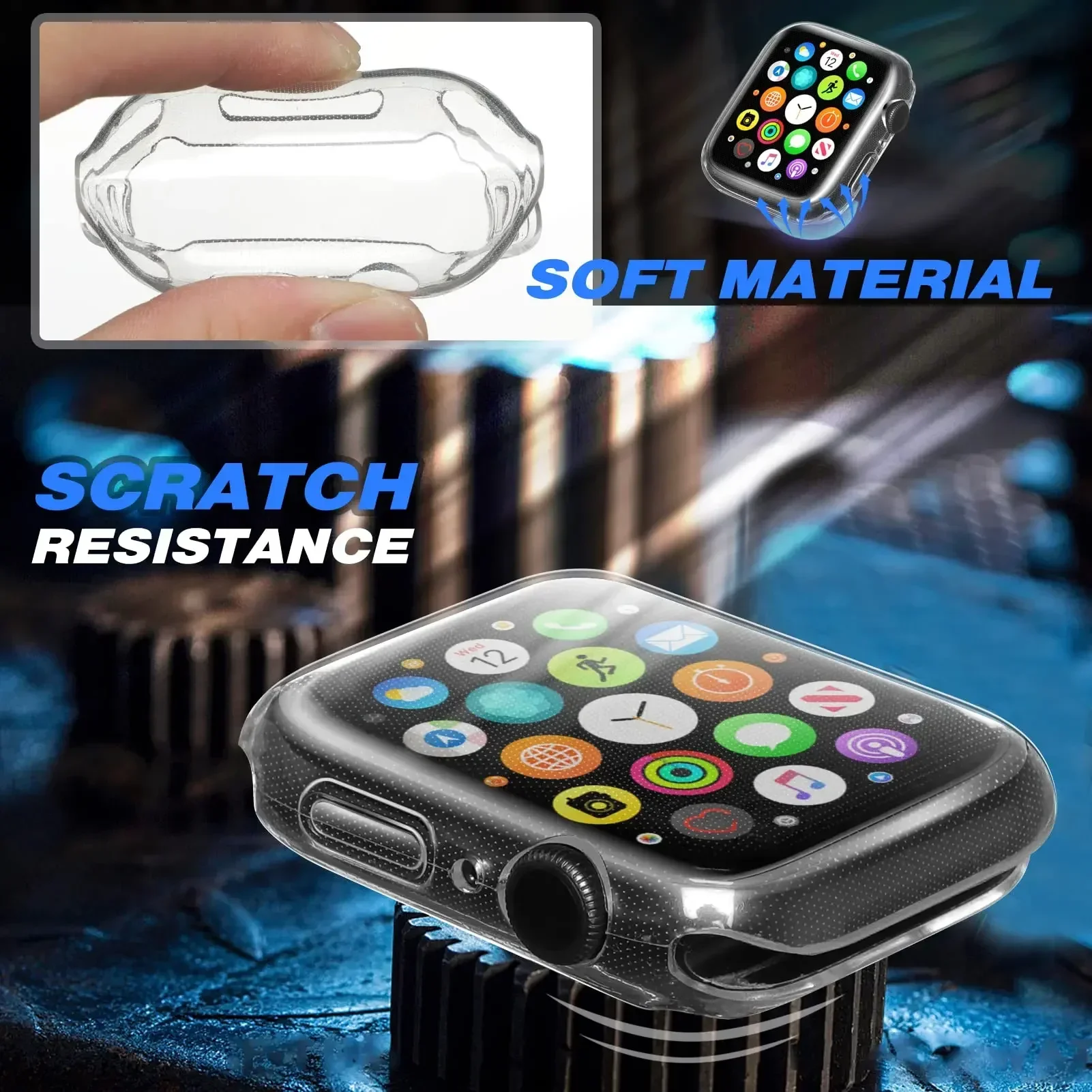 Cover For Apple Watch Case 44m - đánh giá và giá Smartwatch Apple Watches For Women
