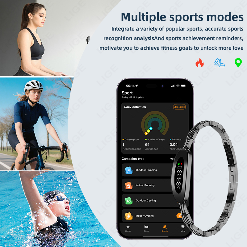 LIGE Men Smart Bracelet for Co - đánh giá và giá Couple Watches Smartwatch