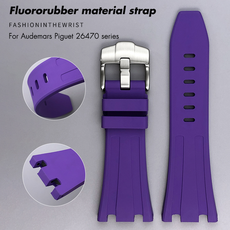 28mmX20mm FKM Fluororubber Wat - đánh giá và giá Audemars Piguet Watch Royal Oak