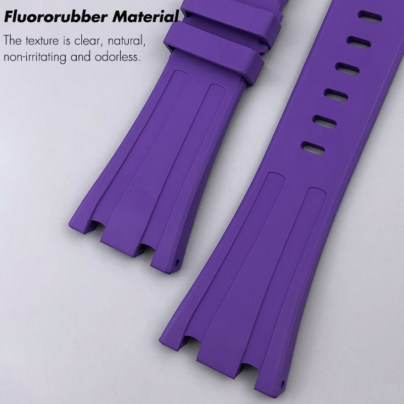 28mmX20mm FKM Fluororubber Wat - đánh giá và giá Audemars Piguet Watch Royal Oak