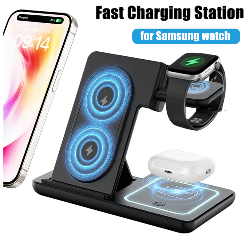 3 in 1 Foldable Wireless Charg - đánh giá và giá Smartwatch Watches Compatible With Iphone