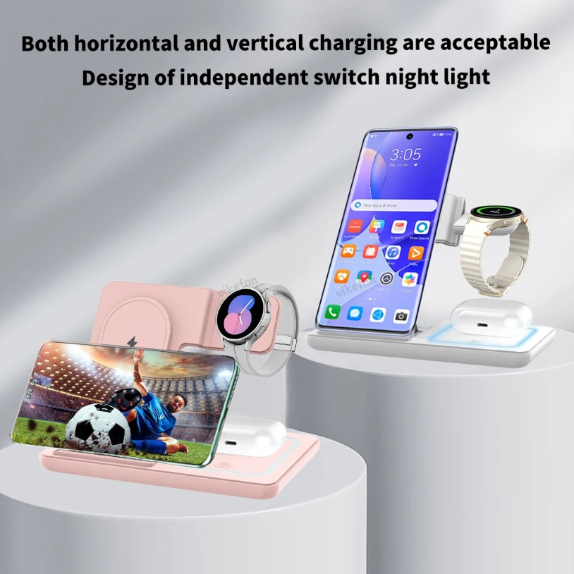 3 in 1 Foldable Wireless Charg - đánh giá và giá Smartwatch Watches Compatible With Iphone