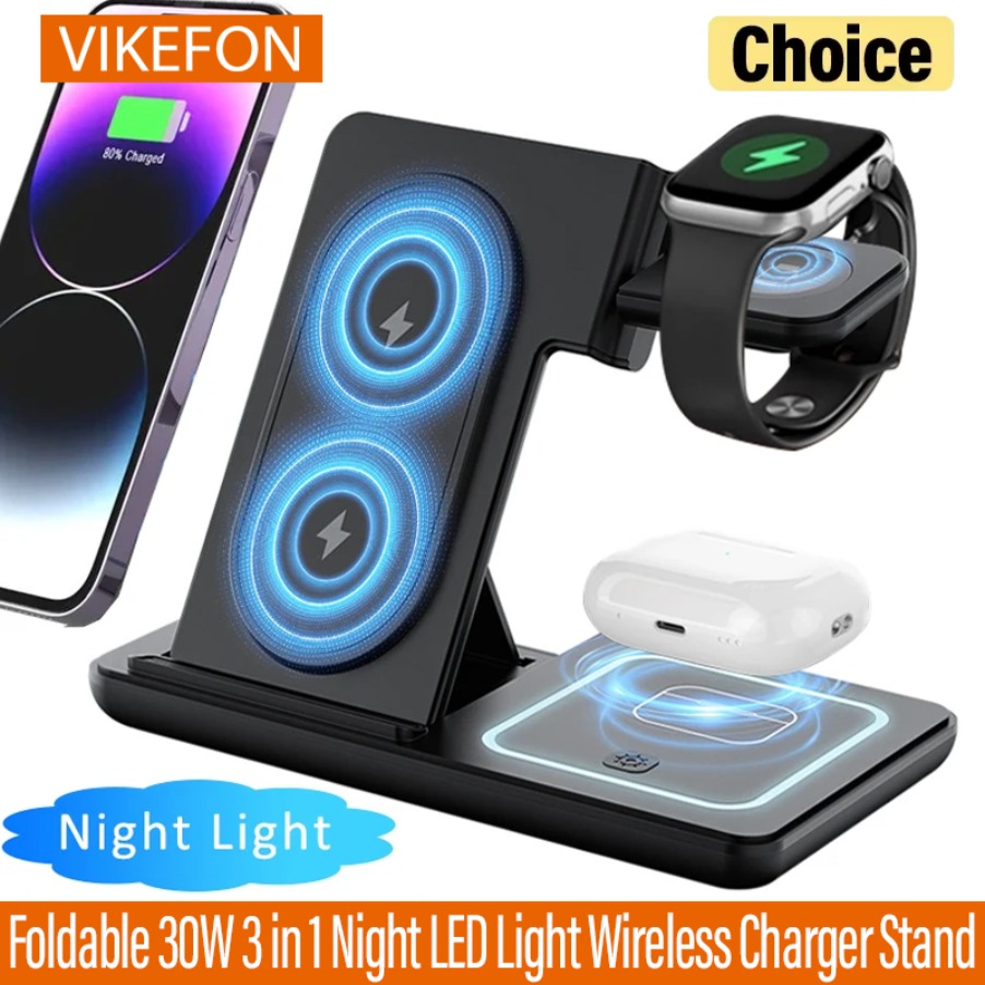 3 in 1 Foldable Night LED Ligh - đánh giá và giá Smartwatch Watches Compatible With Iphone