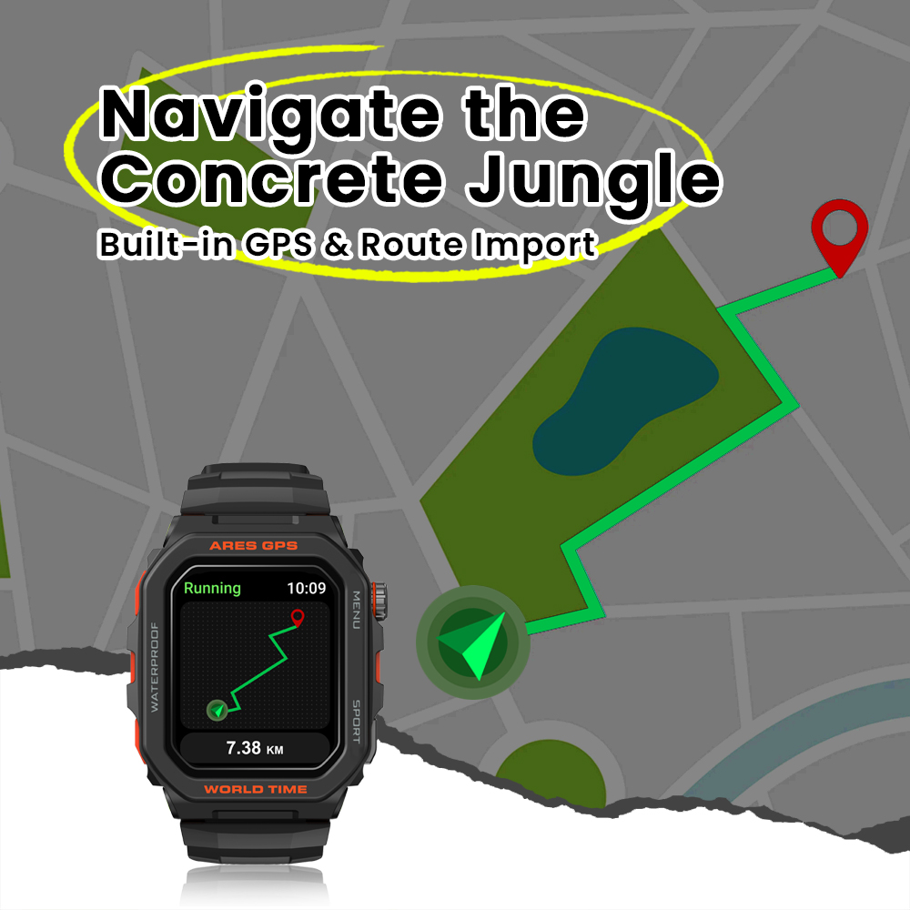 New Zeblaze Ares GPS Smart Wat - đánh giá và giá Hybrid Smartwatch