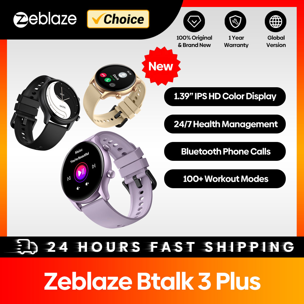 New Zeblaze Btalk 3 Plus Voice - đánh giá và giá Hybrid Smartwatch