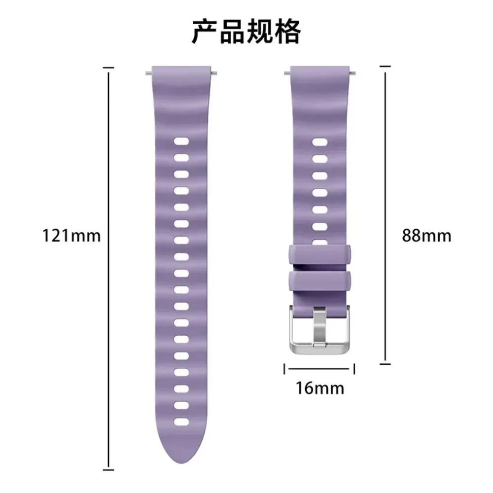 18mm Wave Silicone Strap For H - đánh giá và giá Smartwatch Oppo Watch