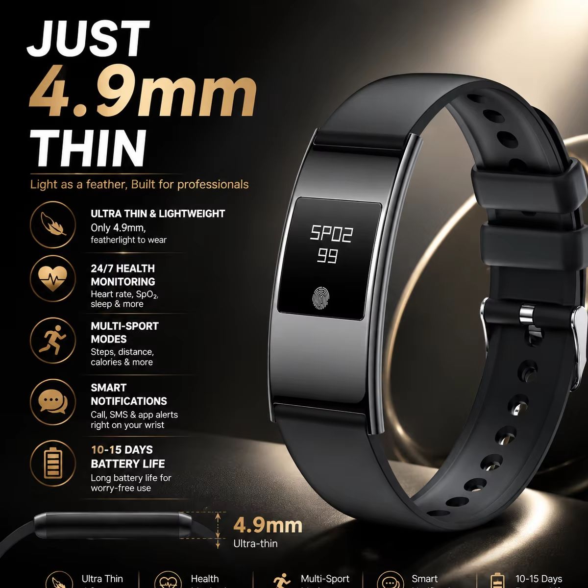 Ultra-Slim Stylish Smart Watch - đánh giá và giá Smartwatch Stylish Watches For Women