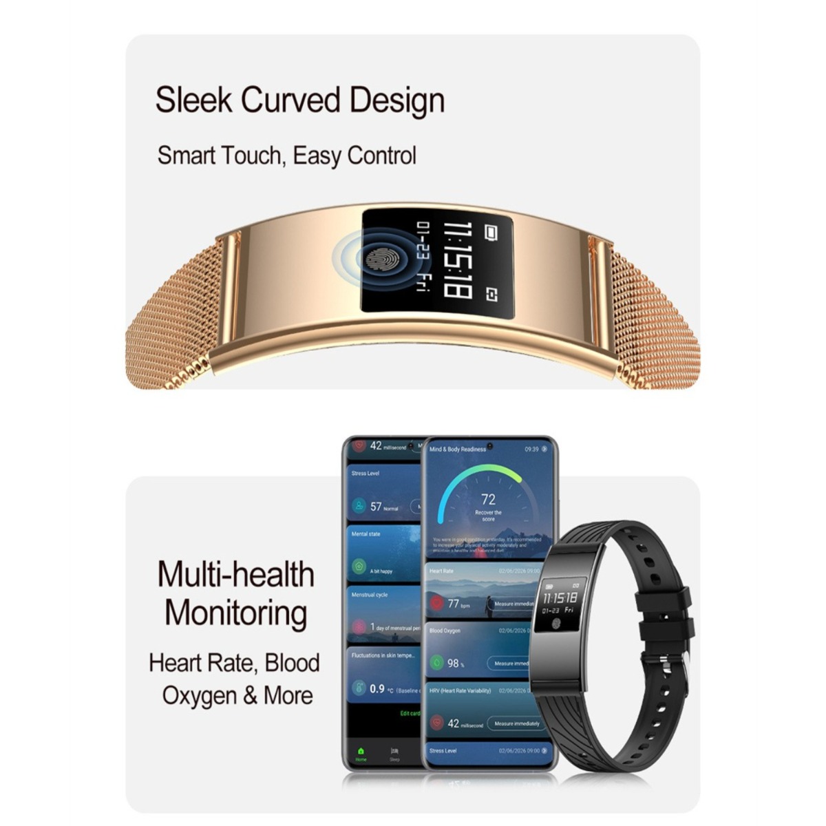 Ultra-Slim Stylish Smart Watch - đánh giá và giá Smartwatch Stylish Watches For Women