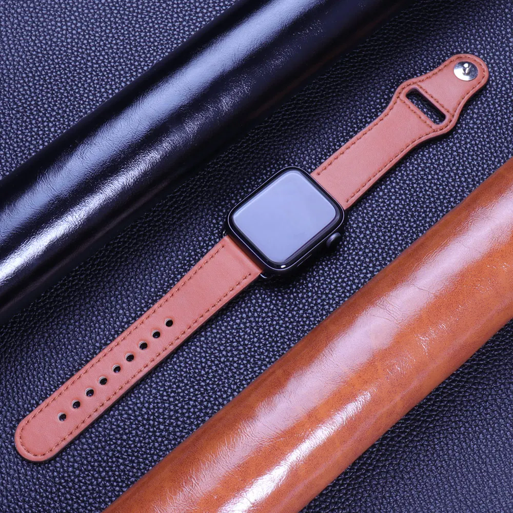 Leather band For Apple watch U - đánh giá và giá Smartwatch Apple Watches For Women