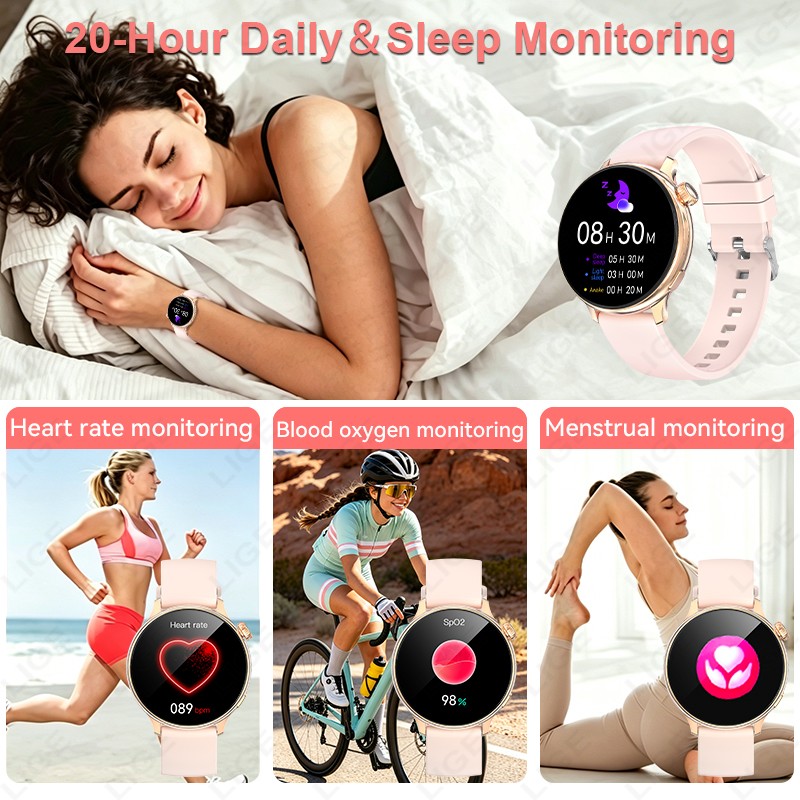 LIGE Stylish Round Women Smart - đánh giá và giá Smartwatch Stylish Watches For Women