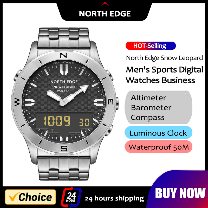 NORTH EDGE Men's Sports Digita - đánh giá và giá Hybrid Smartwatch